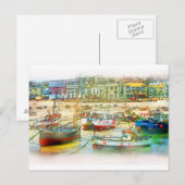 HARBOR ALS PIJNEN BRIEFKAART (Voorkant / Achterkant)