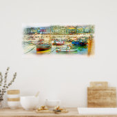 HARBOR ALS PIJNEN POSTER (Keuken)