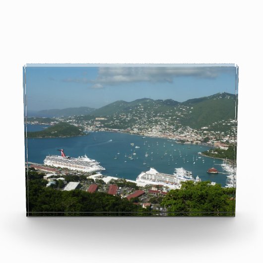 Harbor at St. Thomas US Virgin Islands Fotoblokken (Voorkant)