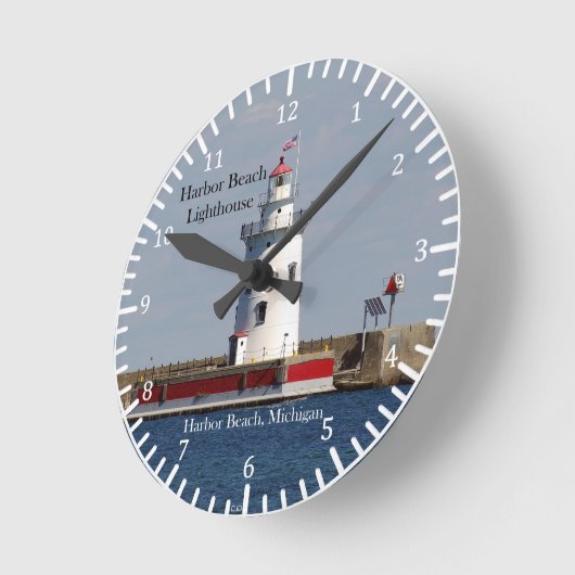 Harbor Beach Lighthouse klok (Hoek)