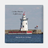 Harbor Beach Lighthouse magnet (Voorkant)