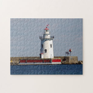 Harbor Beach Lighthouse puzzle Legpuzzel