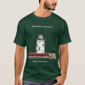 Harbor Beach Lighthouse shirt donker (Voorkant)