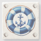 Harbor Charm! Stenen Onderzetter (Voorkant)