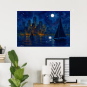 Harbor Dreams Landscape Poster (Thuiskantoor)
