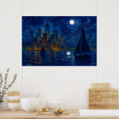 Harbor Dreams Landscape Poster (Keuken)