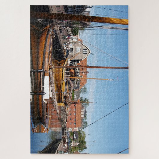 Harbor, Dutch village,  Legpuzzel (Verticaal)