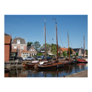 Harbor, Dutch village Perfect Poster