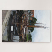Harbor, Fishingboats Legpuzzel (Horizontaal)