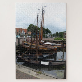 Harbor, Fishingboats Legpuzzel
