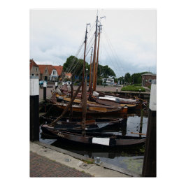 Harbor, Fishingboats Perfect Poster