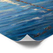  Harbor Sailboats Sunset Print | Marina Golden. (Hoek)