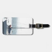 Harbor Sailships Boats Sailing Marina Bagagelabel (Voorkant horizontaal)