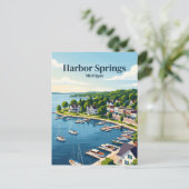 Harbor Springs, Michigan Briefkaart (Staand voorkant)