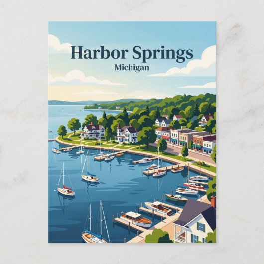 Harbor Springs, Michigan Briefkaart (Voorkant)
