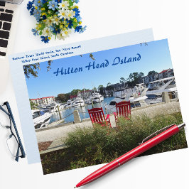 Harbor Town Yacht Basin Marina Hilton Head Island Briefkaart