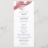 Harborside Wedding Ceremony Programma Programmakaart (Voorkant)