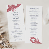 Harborside Wedding Ceremony Programma Programmakaart