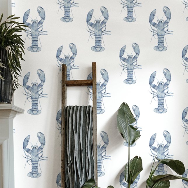 Harborside | Zee Blauwe Kreeft Behang (Creator heeft geüpload)