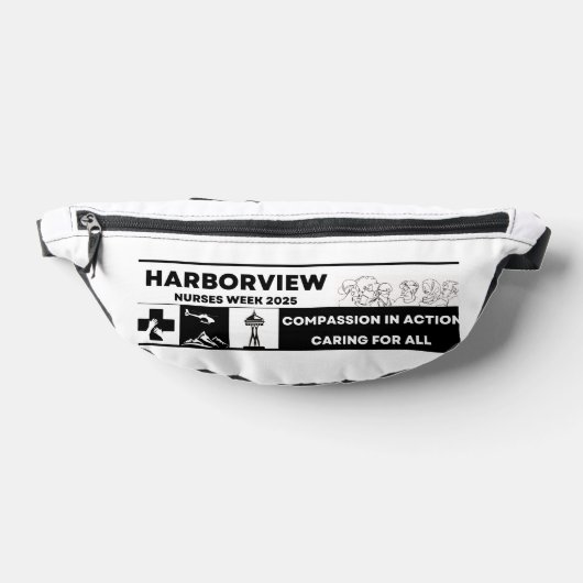 Harborview Nurses Week 2025 Fanny Pack Heuptasje (Liggend)