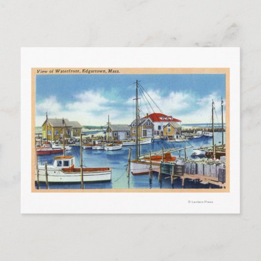 Harborview van de Waterfront Briefkaart (Voorkant)