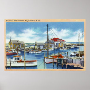 Harborview van de Waterfront Poster
