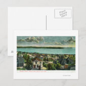 Harborview van Queen Anne Hill Briefkaart (Voorkant / Achterkant)