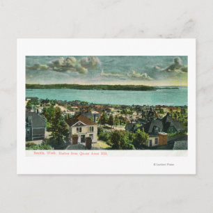 Harborview van Queen Anne Hill Briefkaart