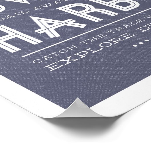 Harbour-afdrukken Poster (Hoek)