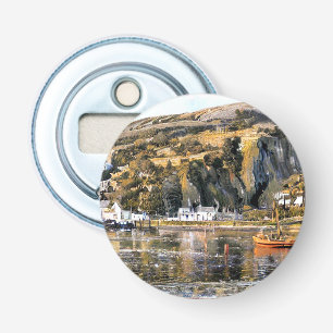 HARBOUR BARMOUTH WALES BUTTON FLESOPENER