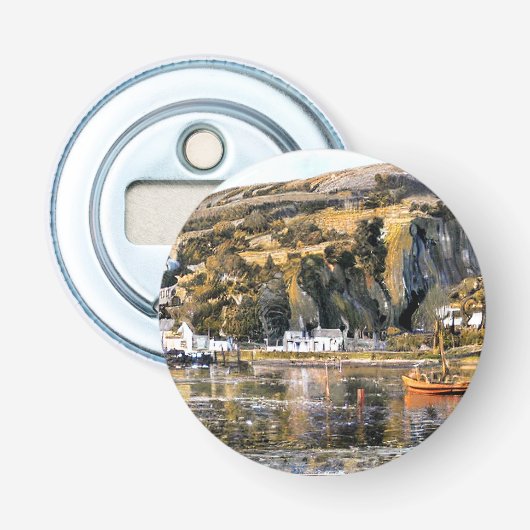HARBOUR BARMOUTH WALES BUTTON FLESOPENER (Voorkant)