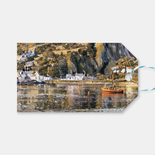HARBOUR BARMOUTH WALES CADEAULABEL (Voorkant (Horizontaal))