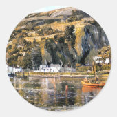 HARBOUR BARMOUTH WALES RONDE STICKER (Voorkant)