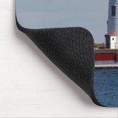 Harbour Beach Lighthouse mousepad Muismat (Hoek)