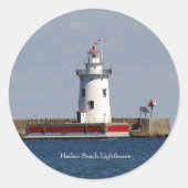 Harbour Beach Lighthouse sticker (Voorkant)