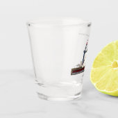 Harbour Beach Vuurtoren afbeelding shot glass Shot Glas (Links)