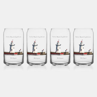 Harbour Beach Vuurtoren kan glas