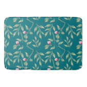 Harbour Blue Floral Bath Mat (Voorkant)