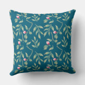 Harbour Blue Wedding Keepsake Throw Pillow Kussen (Achterkant)