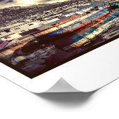 Harbour Boats Reflection Water Hout Bay Poster (Hoek)
