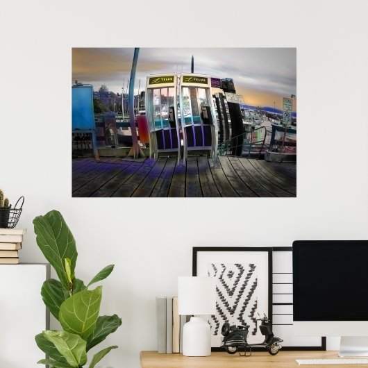 Harbour Booths Poster (Thuiskantoor)