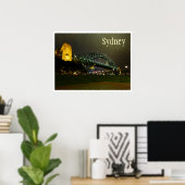 Harbour Bridge at Night, Sydney, Australië Poster (Thuiskantoor)