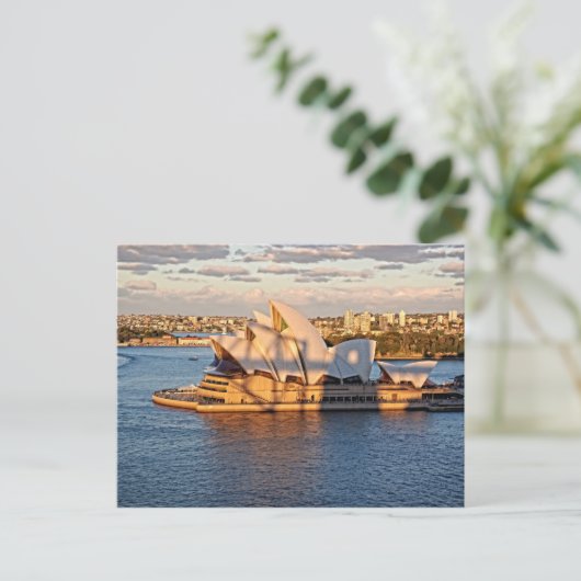 Harbour Bridge Shadow op het Sydney Opera House Briefkaart (Staand voorkant)