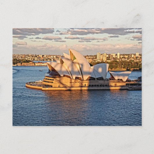 Harbour Bridge Shadow op het Sydney Opera House Briefkaart (Voorkant)