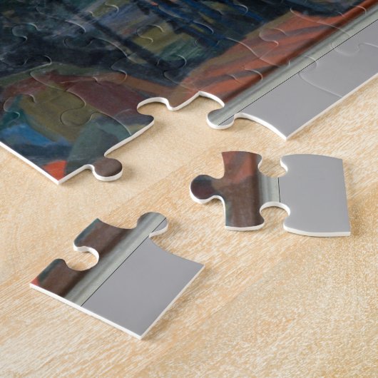 Harbour ca. 1943 Josef Presser Fine Art Legpuzzel (Zijkant)