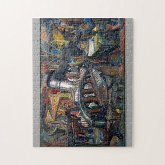 Harbour ca. 1943 Josef Presser Fine Art Legpuzzel (Verticaal)