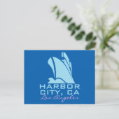 Harbour City California Briefkaart (Staand voorkant)
