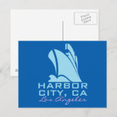 Harbour City California Briefkaart (Voorkant / Achterkant)