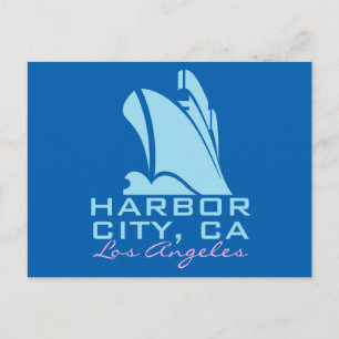 Harbour City California Briefkaart