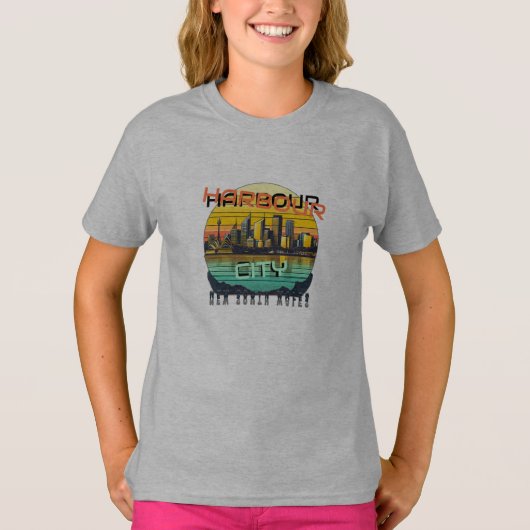 Harbour City Sydney Australië Oceanië T-shirt (Voorkant)